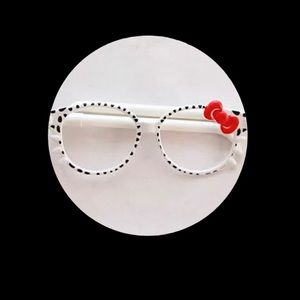 Hello kitty ballpoint pen no frame glasses.NWT